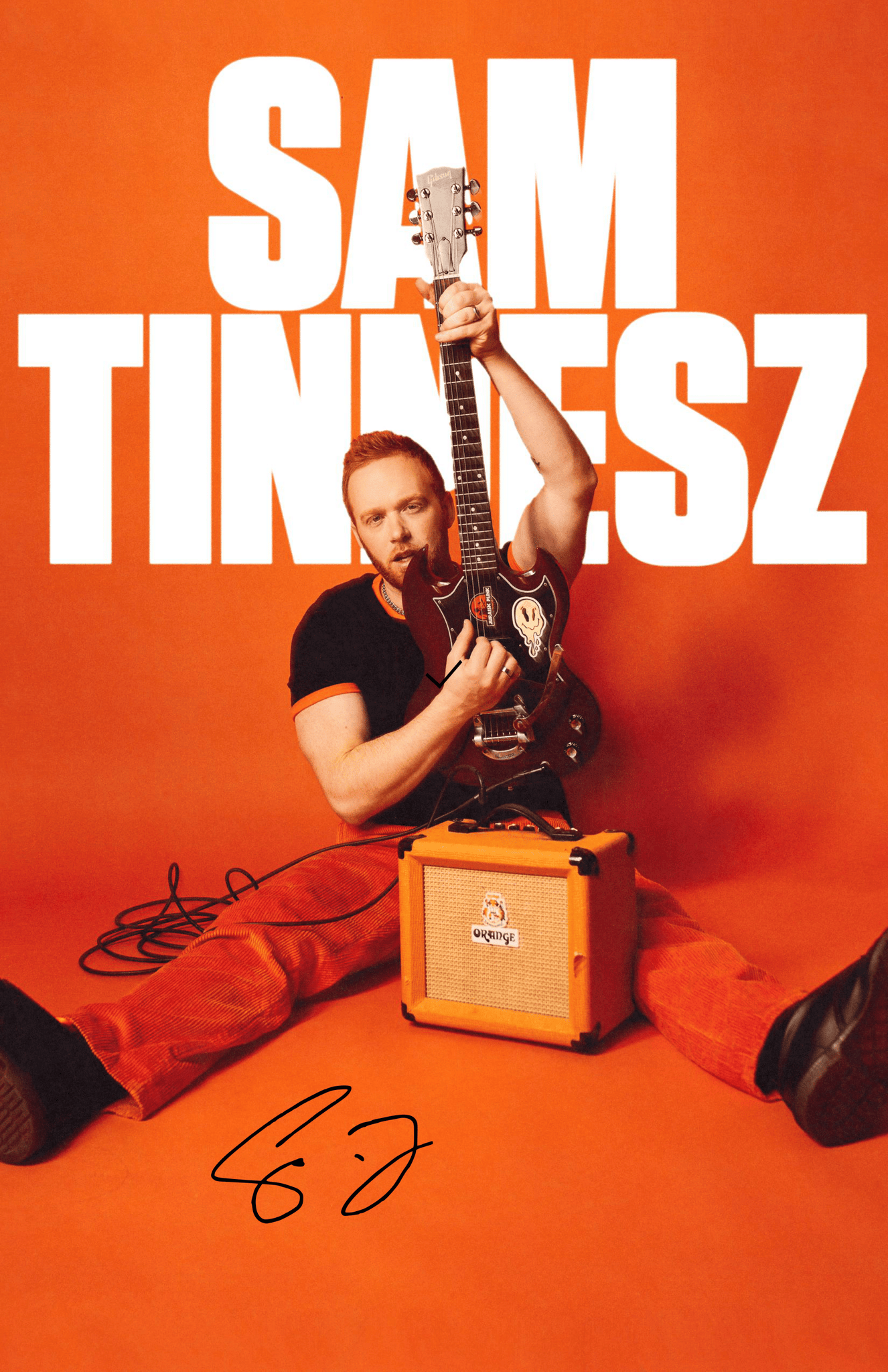 Sam Tinnesz Orange Poster (Signed)