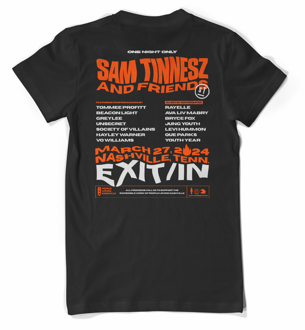 Sam Tinnesz and Friends Show Shirt