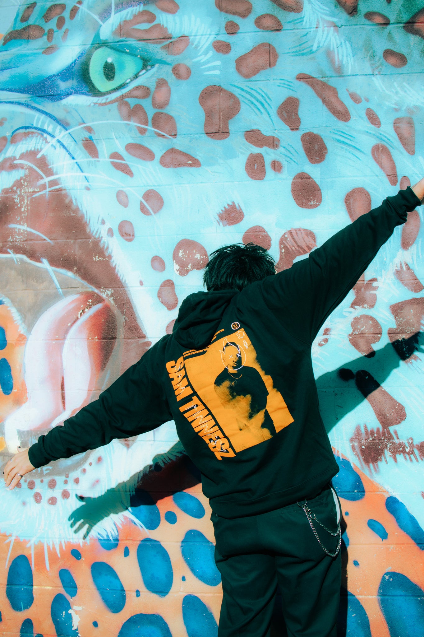 Sam Tinnesz - Black and Orange Hoodie